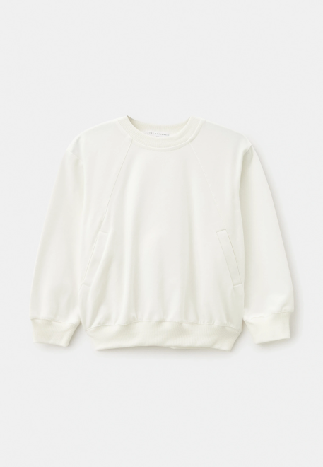 Свитшот Гарт из двунитки в молочном цвете