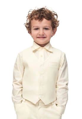 Рубашка молочного цвета для мальчиков