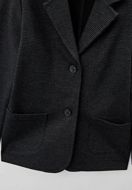 Пиджак прямого кроя  из неопрена на девочку