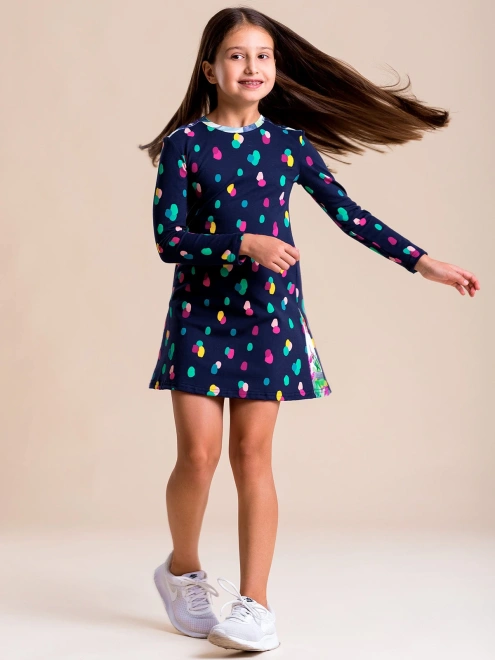 Платье хлопковое из ткани пике