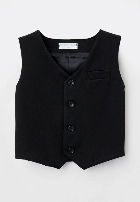 Жилет классический из костюмной ткани