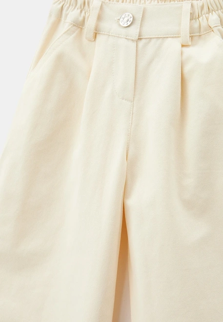 Брюки светло-бежевые из котона Брюки светло-бежевые из котона