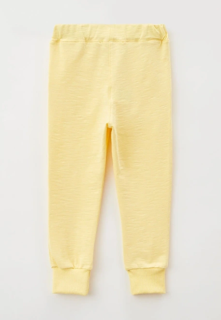 Костюм из худи с завязками и джоггерами в желтом цвете