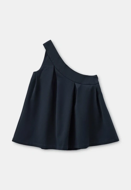 Сарафан темно-синего цвета из ткани Rika 