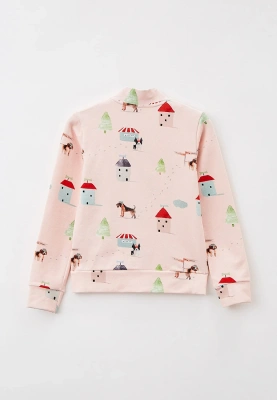 Костюм трикотажный из кардигана на молнии и шорт