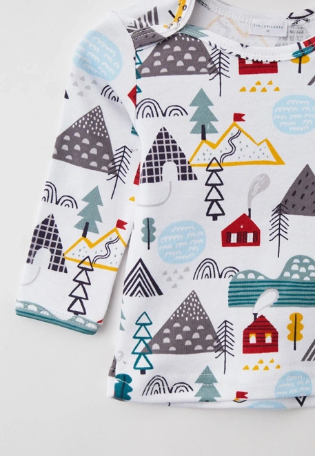 Костюм для малышей из хлопкового трикотажа 