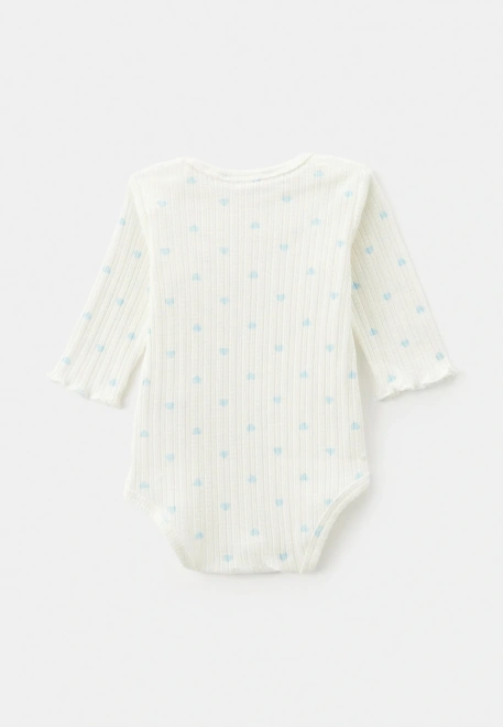 Боди Делла из хлопковой лапши в молочном цвете