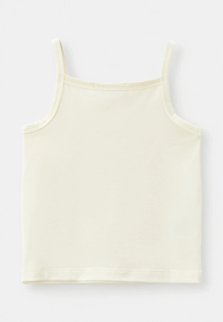 Комплект из майки и нижнего белья молочного цвета