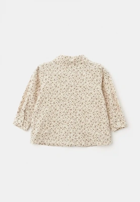 Рубашка Тревис из теплого хлопка в молочном цвете