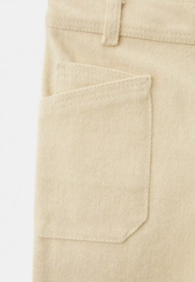 Брюки Нильс с ворсом в молочном цвете