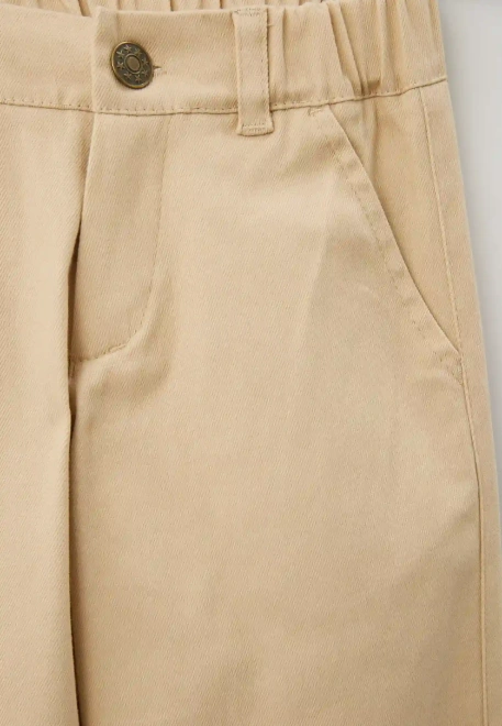 Брюки Корд из денима в бежевом цвете