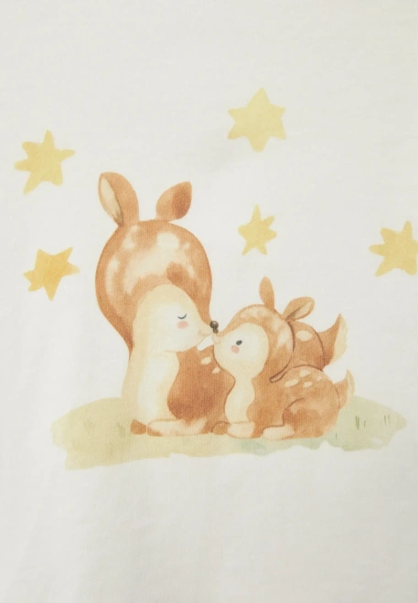 Лонгслив с спринтом олени