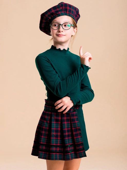 Юбка короткая ассиметричная 