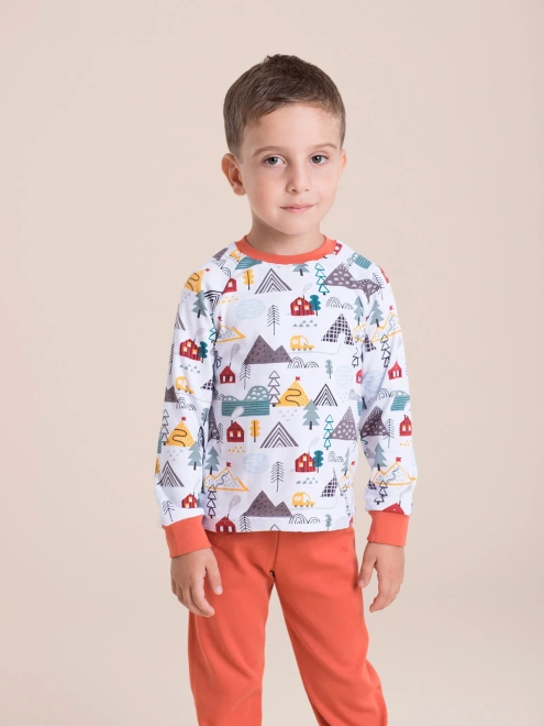 Пижама из хлопка с брюками 