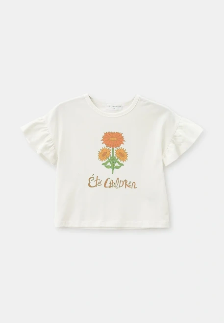 Футболка с принтом цветочек ETE Children