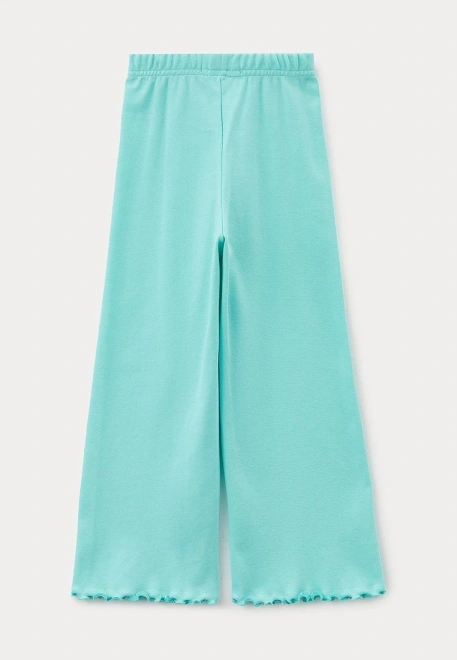 Пижама со свободными брюками и лонсливом с печатным рисунком Merry Christmas