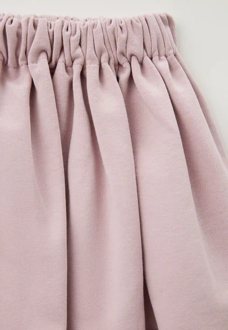 Юбка Агнесс из двунитки в розовом цвете