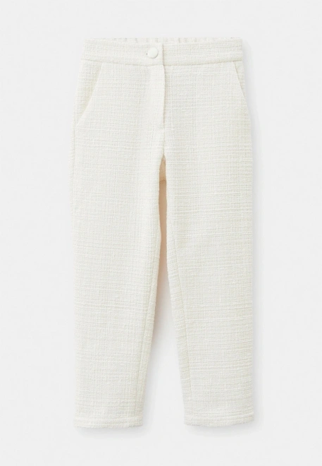 Костюм Хару из букле в белом цвете