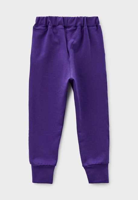 Костюм из свитшота с единорогами и фиолетовыми брюками