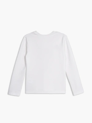 Лонгслив из трикотажного хлопка с принтом