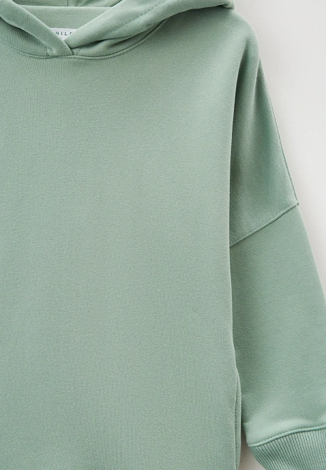 Костюм спортивный из плотного футера с велюр эффектом