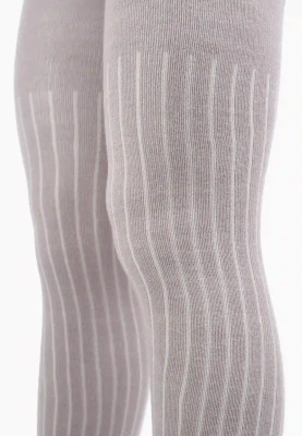 Колготки для девочек в сером цвете