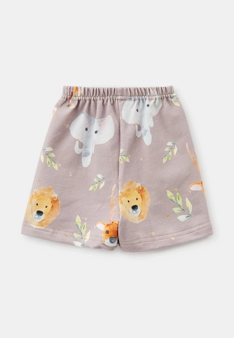 Комплект футболка с шортиками с животными