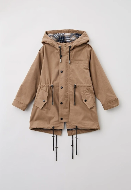 Парка из водооталкивающего материала на подкладе из хлопка