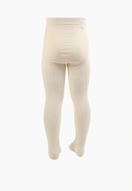 Колготки для девочек в бежевом цвете