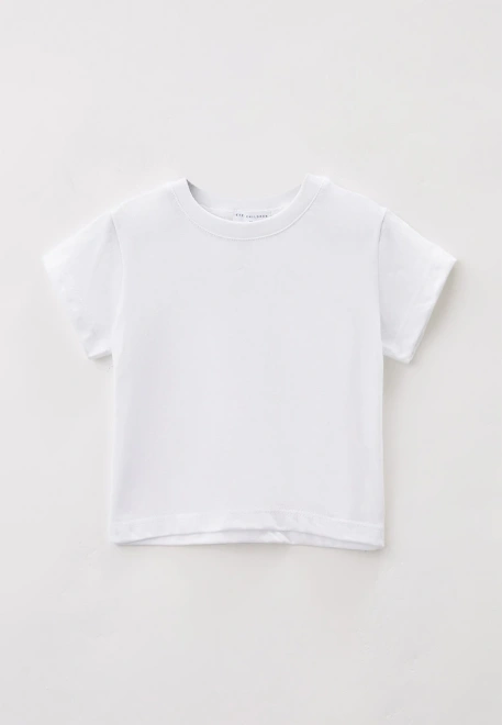 Футболка белая с лого на спине 