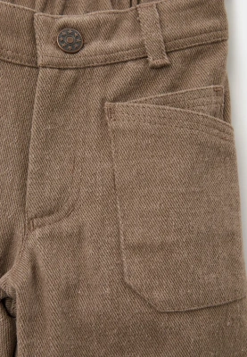 Брюки Нильс серо-коричневого цвета для мальчиков