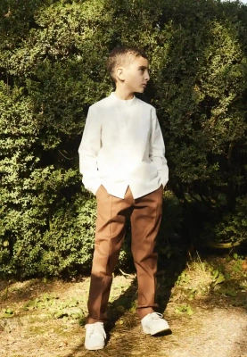 Рубашка Эштон с ассимитричной застежкой 