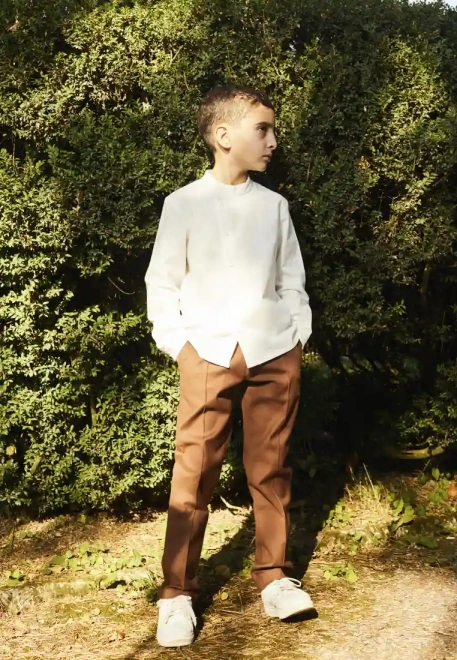 Рубашка Эштон с ассимитричной застежкой 