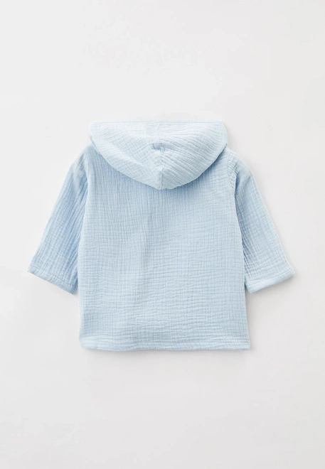 Рубашка с капюшоном  для малышей из муслина
