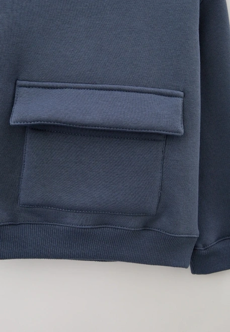 Костюм теплый из свитшота и брюк из футера с начесом