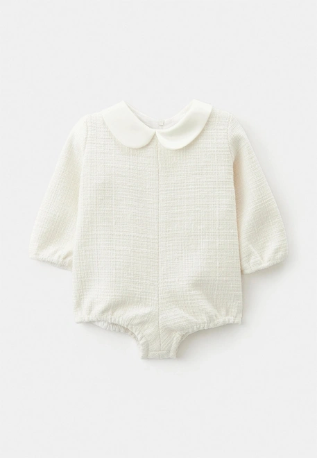 Ромпер Ализе из букле в белом цвете