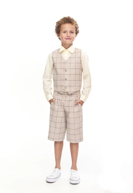 Шорты в клетку для мальчиков 