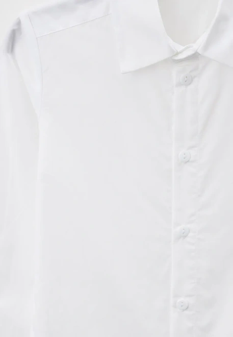 Рубашка из белого хлопка на пуговицах