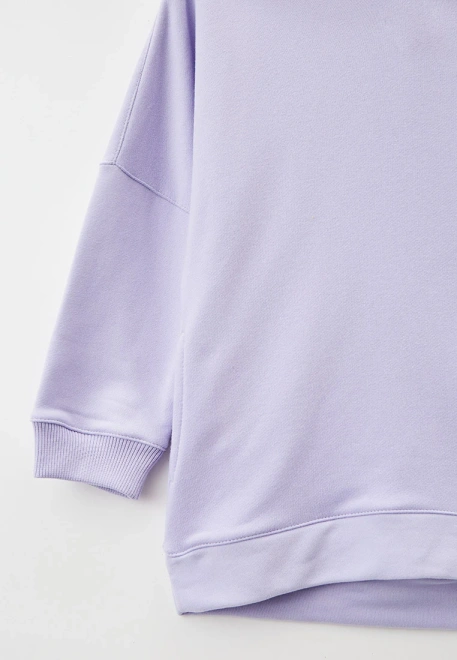 Костюм спортивный из худи и брюк из плотного футера