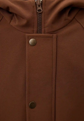 Костюм Клир из куртки и брюк в коричневом цвете