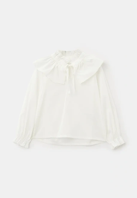 Блузка из сорочечной ткани