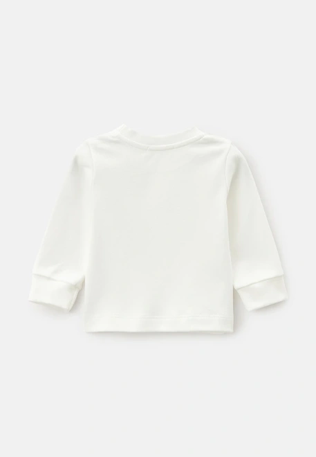 Лонгслив для малышей с принтом из натурального хлопка