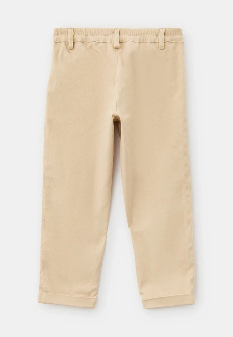 Брюки из джинсовой ткани с подворотами 