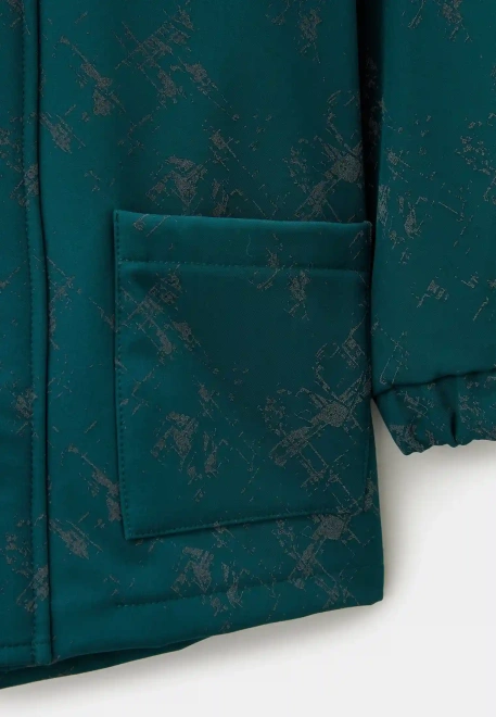 Костюм Клир из куртки и брюк в темно-зеленом цвете