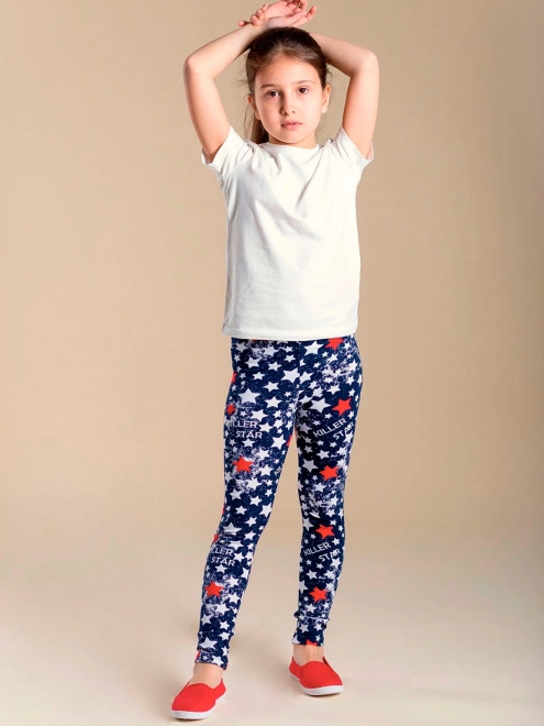 Леггинсы Killer Star в темно-синем цвете 