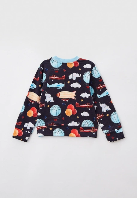 Костюм для мальчика с шортами и свитшотом