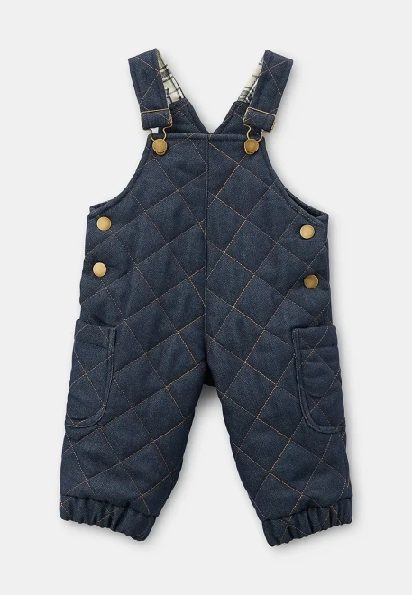 Комбинезон для малышей темно-синего цвета