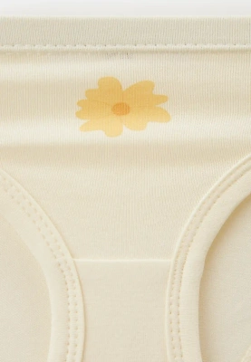 Коплект из нижнего белья в молочном цвете