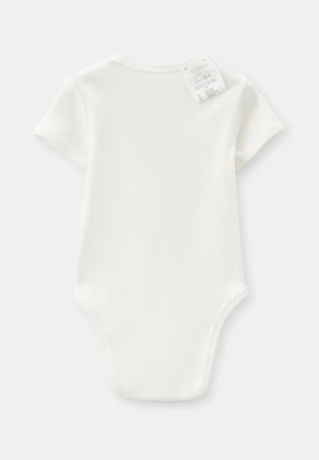 Боди с коротким рукавом на кнопках 