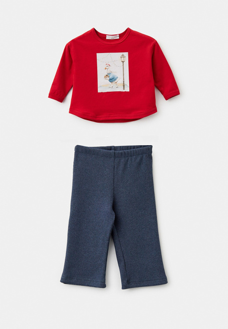 Комплект из лонгслива и брюк